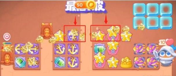 保卫萝卜4饿龙传说22关攻略 饿龙传说第22关图文通关流程