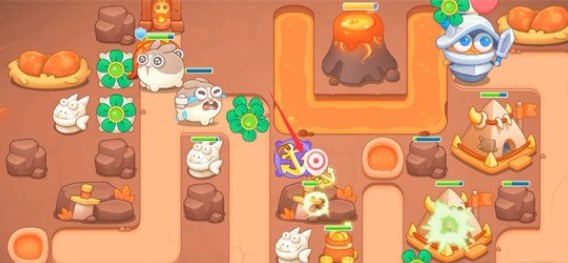 保卫萝卜4饿龙传说28关攻略 饿龙传说第28关图文通关流程