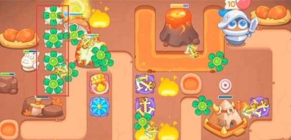 保卫萝卜4饿龙传说28关攻略 饿龙传说第28关图文通关流程