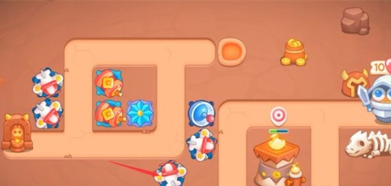 保卫萝卜4饿龙传说27关攻略 饿龙传说第27关图文通关步骤