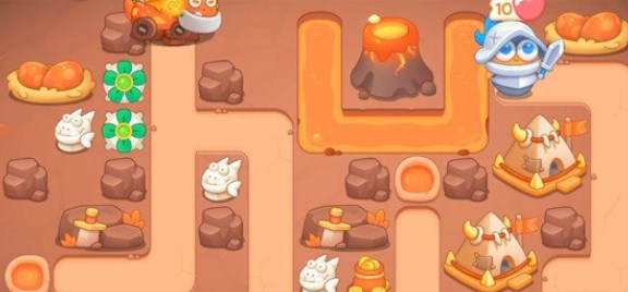 保卫萝卜4饿龙传说28关攻略-饿龙传说第28关图文通关流程