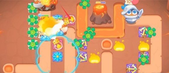 保卫萝卜4饿龙传说28关攻略 饿龙传说第28关图文通关流程