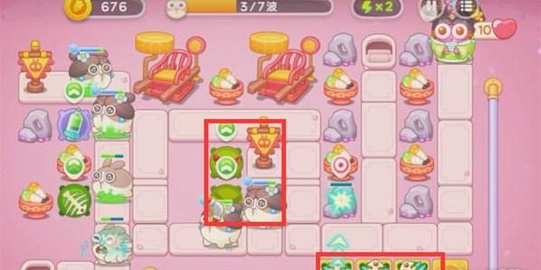 保卫萝卜4秋妃传13关攻略 秋妃传第13关图文通关步骤