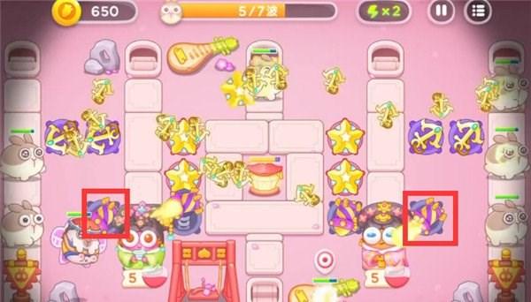 保卫萝卜4秋妃传5关攻略 秋妃传第5关图文通关步骤