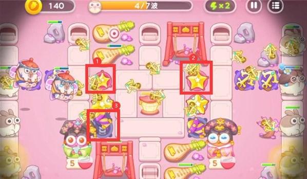 保卫萝卜4秋妃传5关攻略 秋妃传第5关图文通关步骤