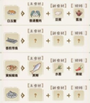 解忧小村落食谱大全 全部菜谱配方一览 解忧小村落食谱大全 全部菜谱配方一览