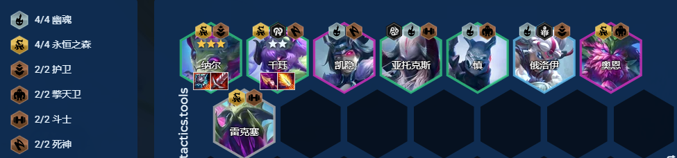 《金铲铲之战》密银黎明纳尔阵容玩法