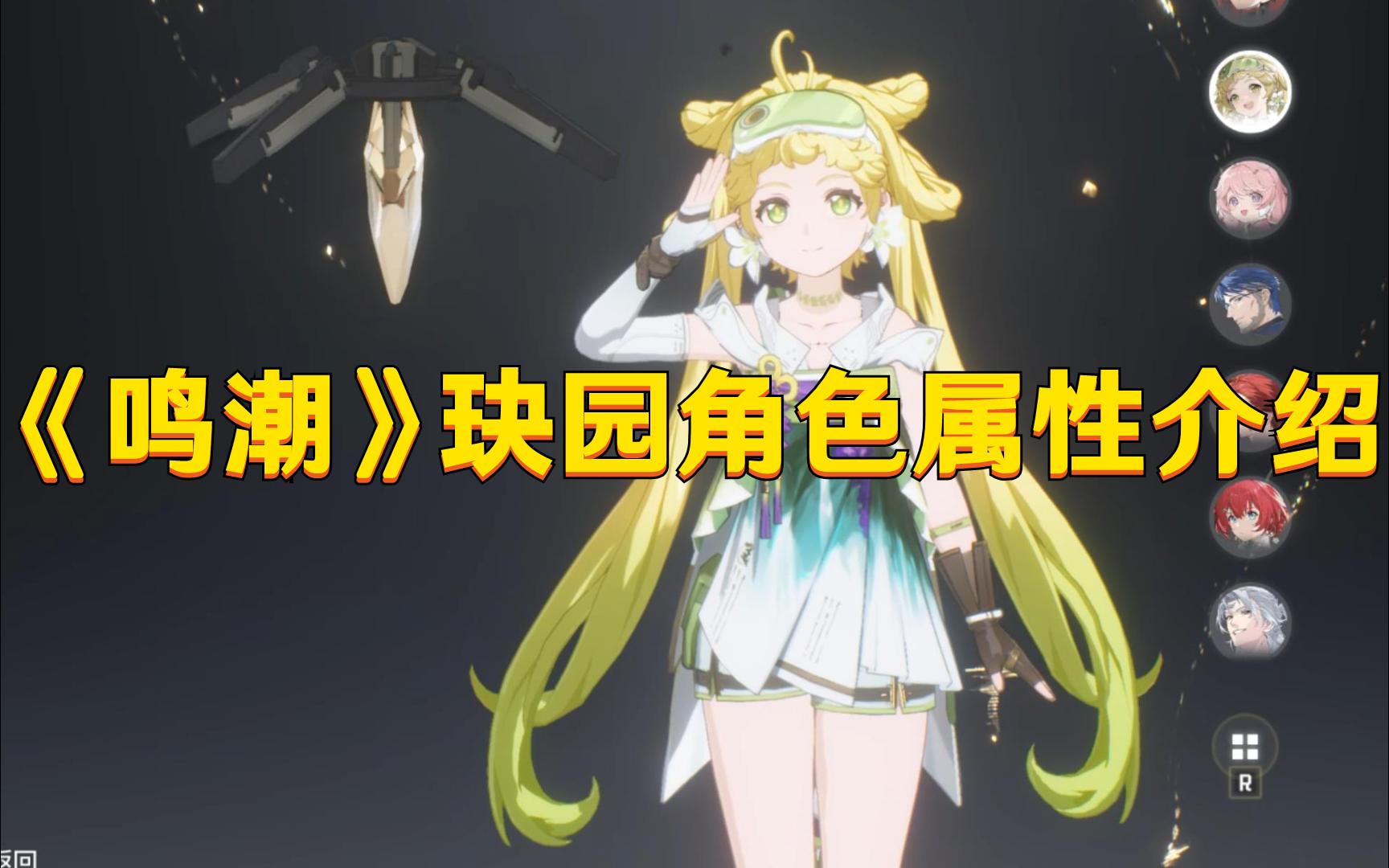 鸣潮玦园强度怎么样-鸣潮玦园角色属性介绍