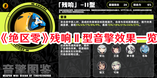《绝区零》残响Ⅱ型音擎效果一览 《绝区零》残响Ⅱ型音擎效果一览