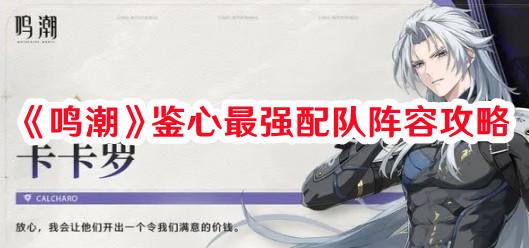 《鸣潮》鉴心最强配队阵容攻略 《鸣潮》鉴心最强配队阵容攻略