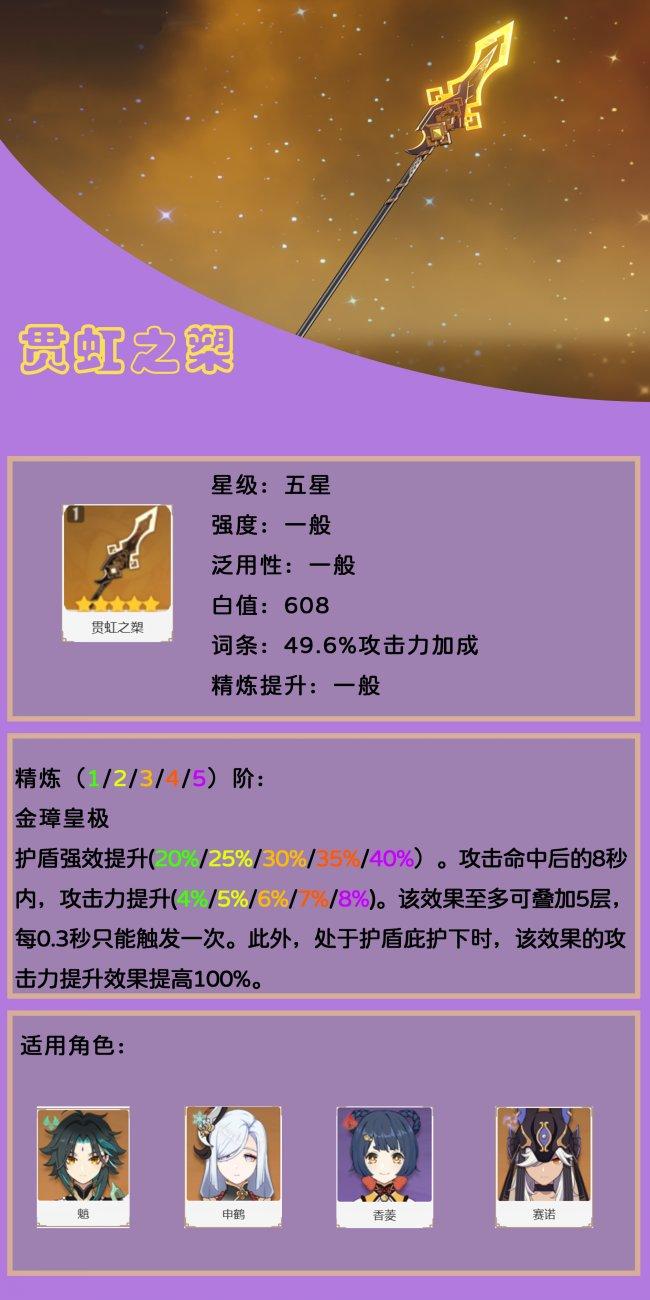 《原神》金璋皇极系列武器适合哪些角色 金璋皇极系列武器攻略 《原神》金璋皇极系列武器适合哪些角色 金璋皇极系列武器攻略