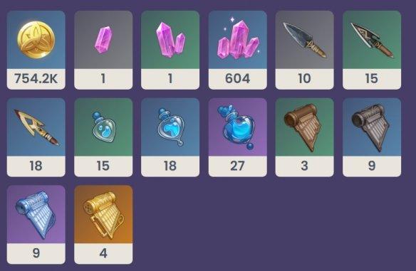 《原神》静谧之曲升级材料 《原神》静谧之曲升级材料