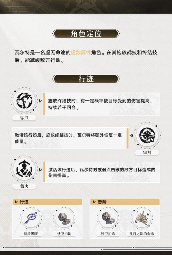 《崩坏星穹铁道》瓦尔特全面培养玩法攻略合集 《崩坏星穹铁道》瓦尔特全面培养玩法攻略合集