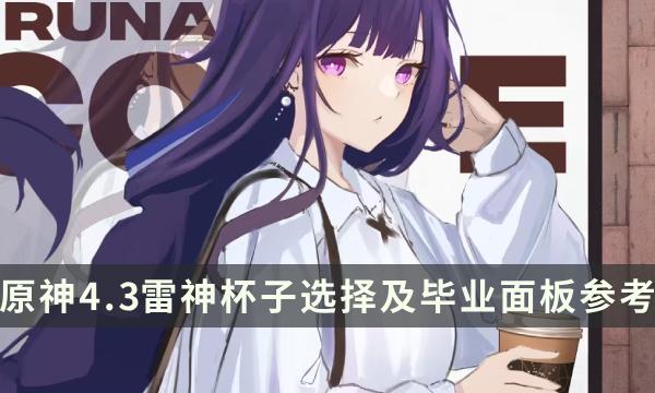 原神雷电将军毕业面板推荐-4.3雷神杯子选择及毕业面板参考