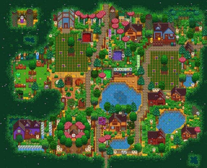 《星露谷物语》农场布局怎么改 农场布局规划图一览