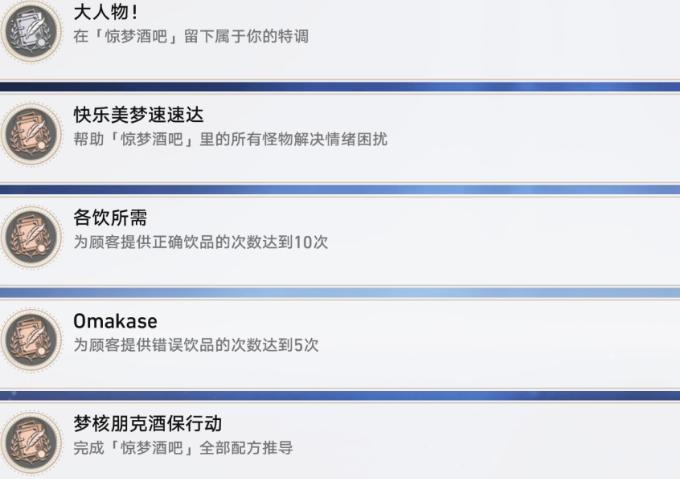 《崩坏星穹铁道》杯中逸事成就大全 杯中逸事全成就及达成攻略