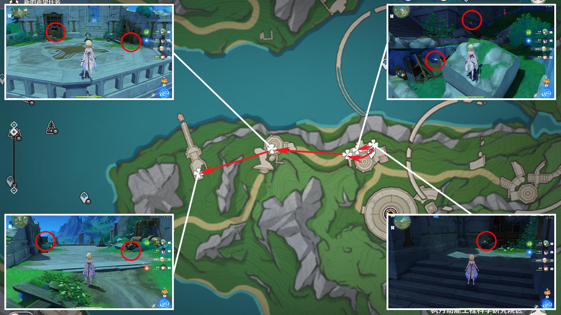 原神子探测单元采集路线2024 原神子探测单元采集路线2024