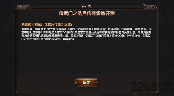 皓月传奇精武门游戏游戏截图1