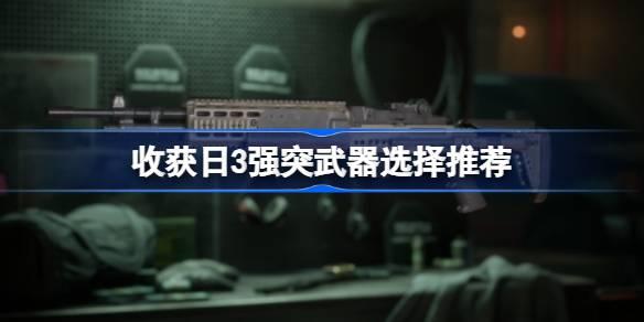 收获日3强突武器选择推荐-收获日3强突武器如何选择